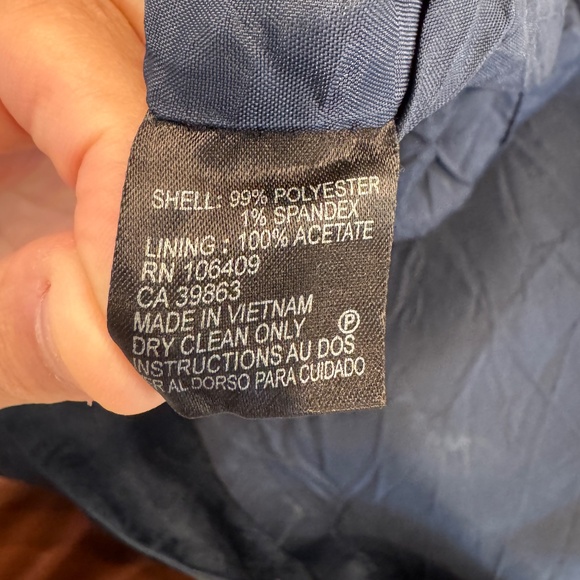 NWOT Tahari ASL Size 2 Navy Dress - Picture 5 of 8